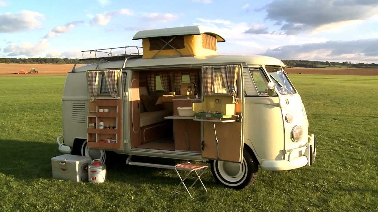 Outfitted VW Van for Camping