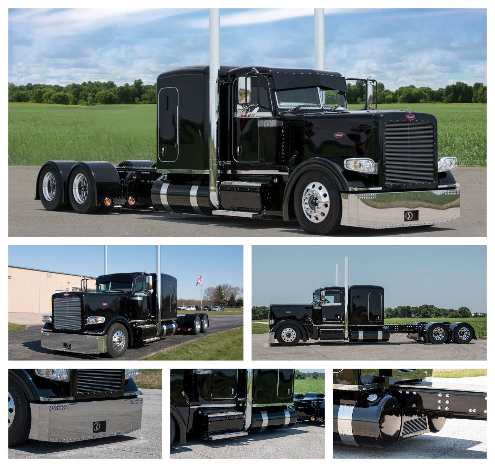 Peterbilt 389 Extended Hood