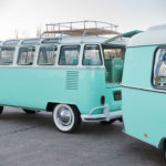 Volkswagen 23-Window Microbus with Camping Trailer