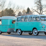 Volkswagen 23-Window Microbus with Camping Trailer