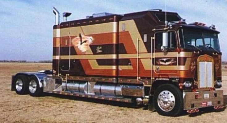 Custom Cabover with a Massive Sleeper Unit