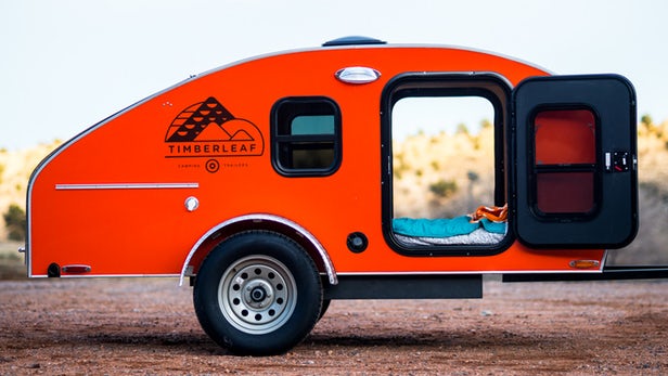 The Timberleaf Trailer is a Compact and Light Camping Option