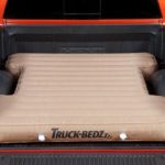 Awesome! Ute tray airbed mattress... Just load it with blankets and pillows and watch the stars!