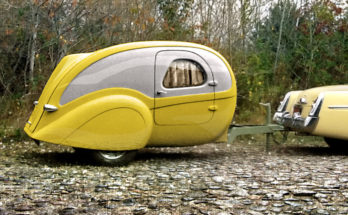 Aerolux Teardrop Trailer 1940s