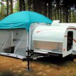 The Utlimate Teardrop Trailer. It Has a Tent