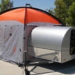 The Utlimate Teardrop Trailer. It Has a Tent