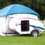 The Utlimate Teardrop Trailer. It Has a Tent