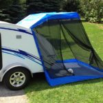 The Utlimate Teardrop Trailer. It Has a Tent