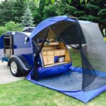 The Utlimate Teardrop Trailer. It Has a Tent