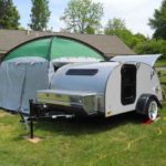 The Utlimate Teardrop Trailer. It Has a Tent