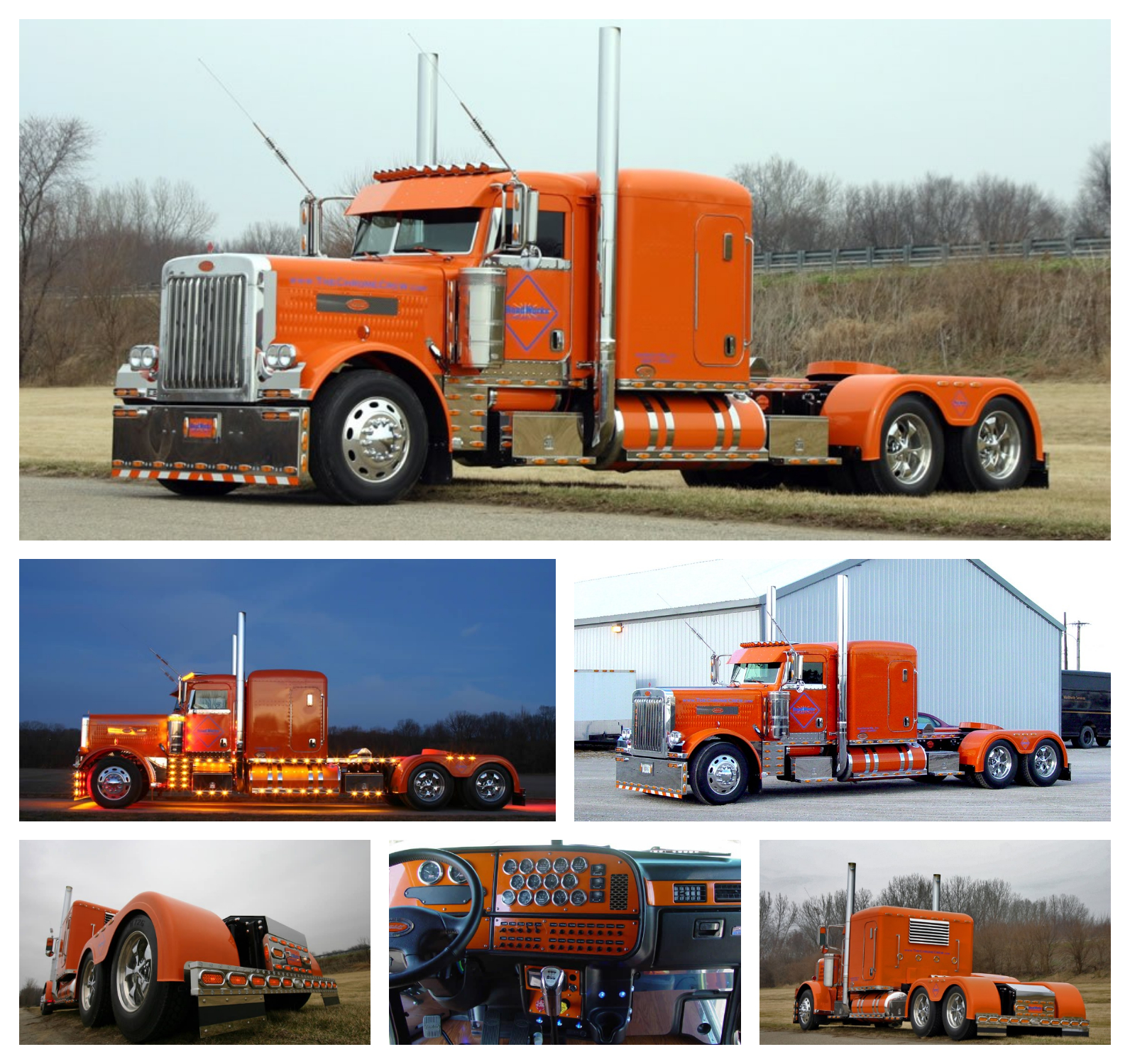 Peterbilt 379 Extended Hood Flat Top