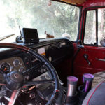 Camper Mounted to a Firetruck