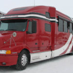 Custom Coach 2008 triple slide with Goose neck trailer