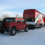 Custom Coach 2008 triple slide with Goose neck trailer