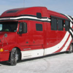 Custom Coach 2008 triple slide with Goose neck trailer