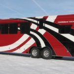 Custom Coach 2008 triple slide with Goose neck trailer