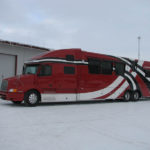 Custom Coach 2008 triaCustom Coach 2008 triple slide with Goose neck trailer ple slide with Goose neck trailer