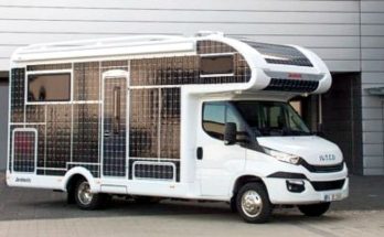 This Motorhome is powered by Solar Panels